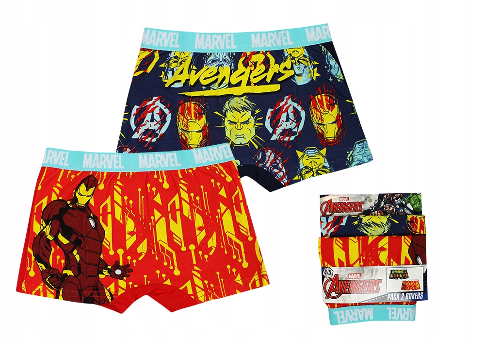 

Avengers Marvel Bokserki Dla Dziecka 2-PAK 6/8 Lat