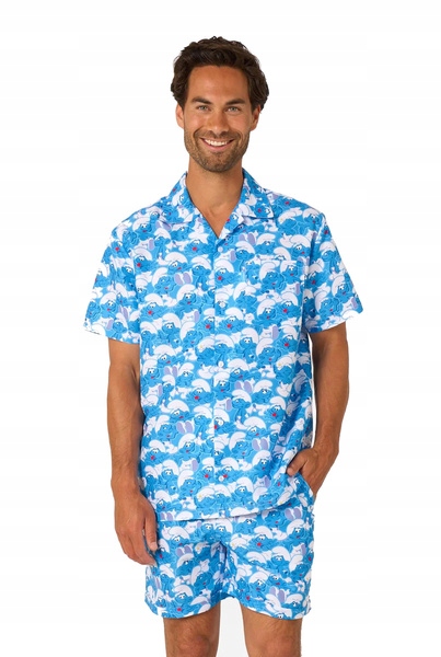 Kostým Šmoulové Pánský Letní Set Pohádka Opposuits Licence Deluxe S
