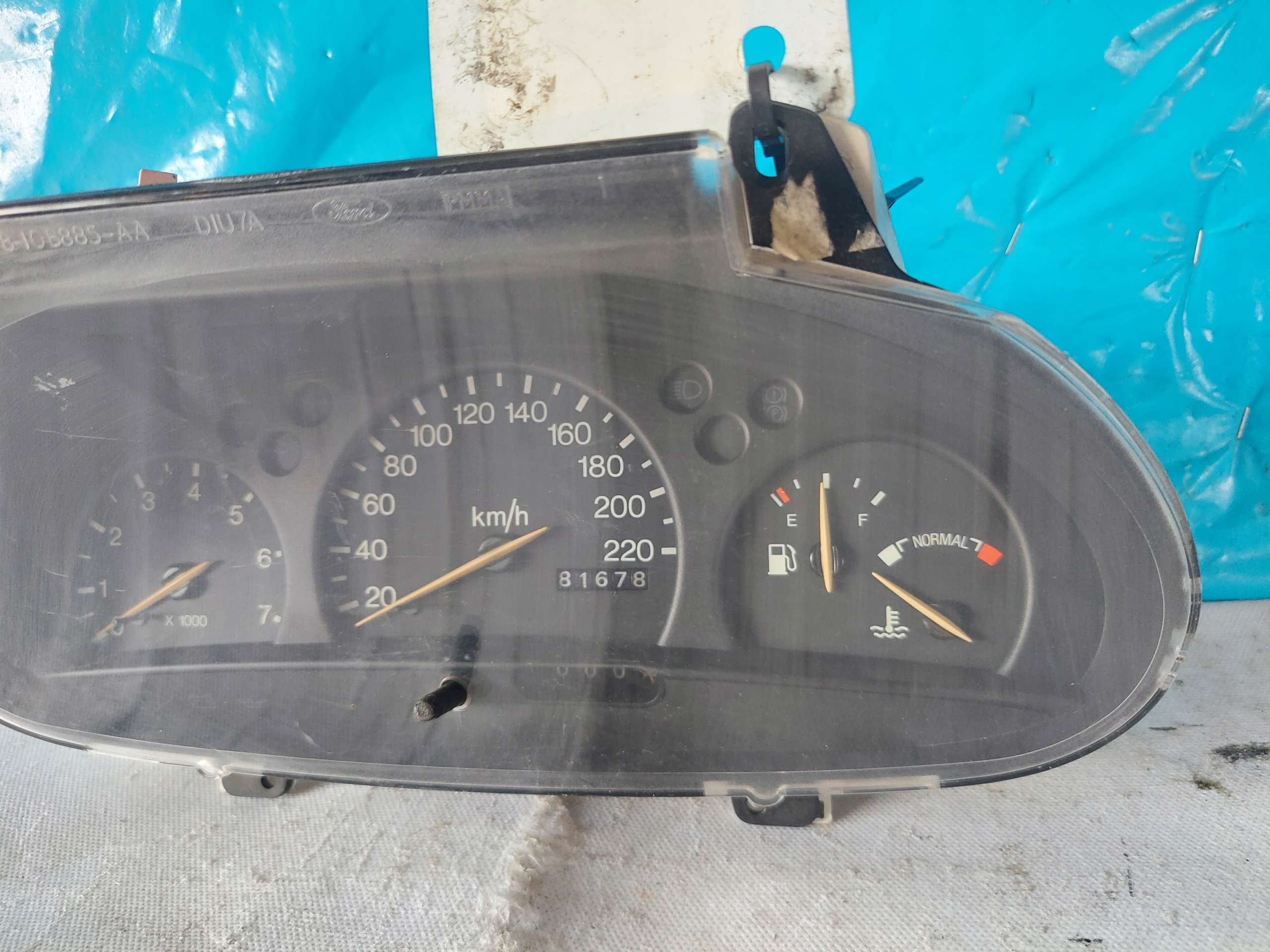 dials clock FORD ESCORT 1.8 TD 96FB10849CB