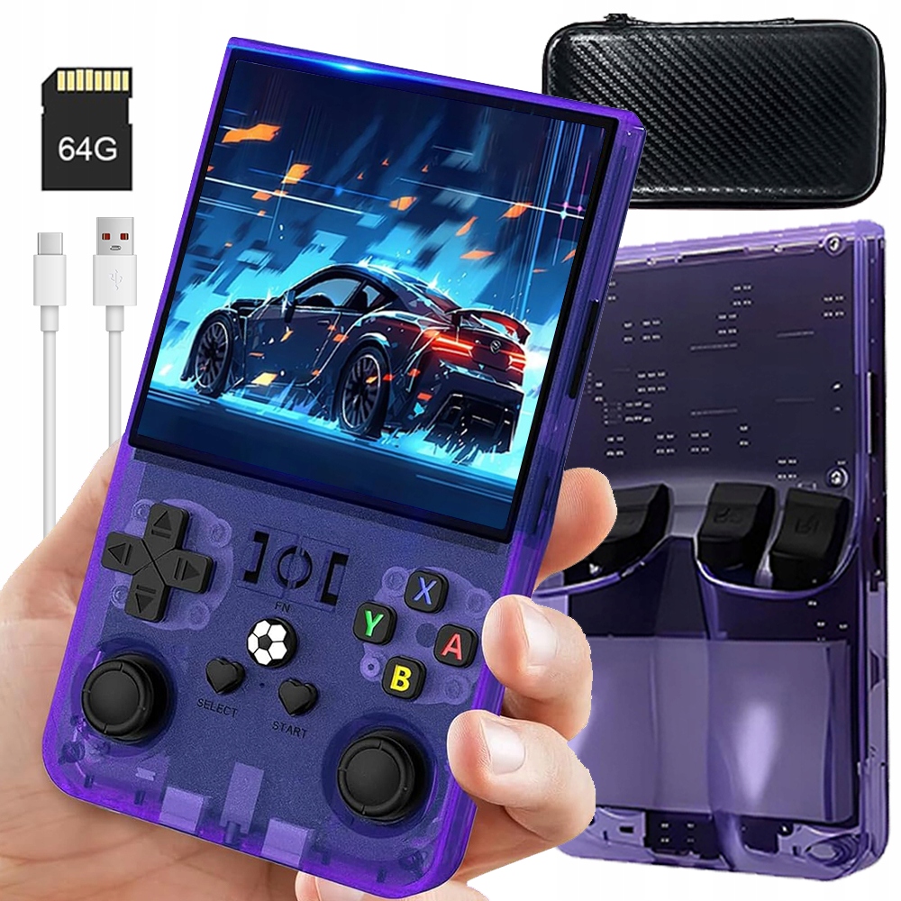 Przenośna Komórkowa Konsola Do Gier Retro 18000GIER Linux 64GB Game 4000MAH