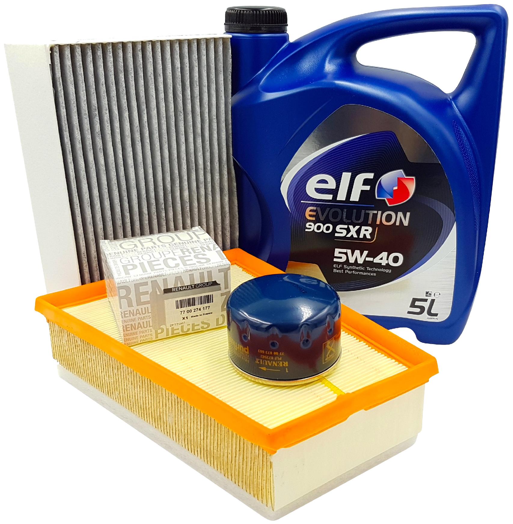 

Renault Megane III 1.6 16V Zestaw Filtrów 5W40 5L