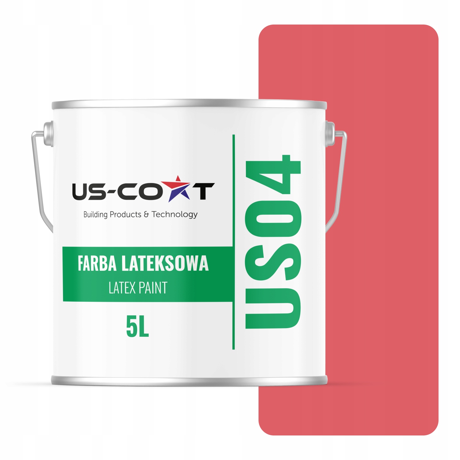 Barva Červená H3525 5L Hluboká Matná Na Stěny A Strop