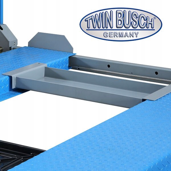TECHWAR PODNOŚNIK PARKINGOWY TWIN BUSCH TW 436 P-D2 2 STANOWISKA NIEBIESKI Udźwig 3600 kg