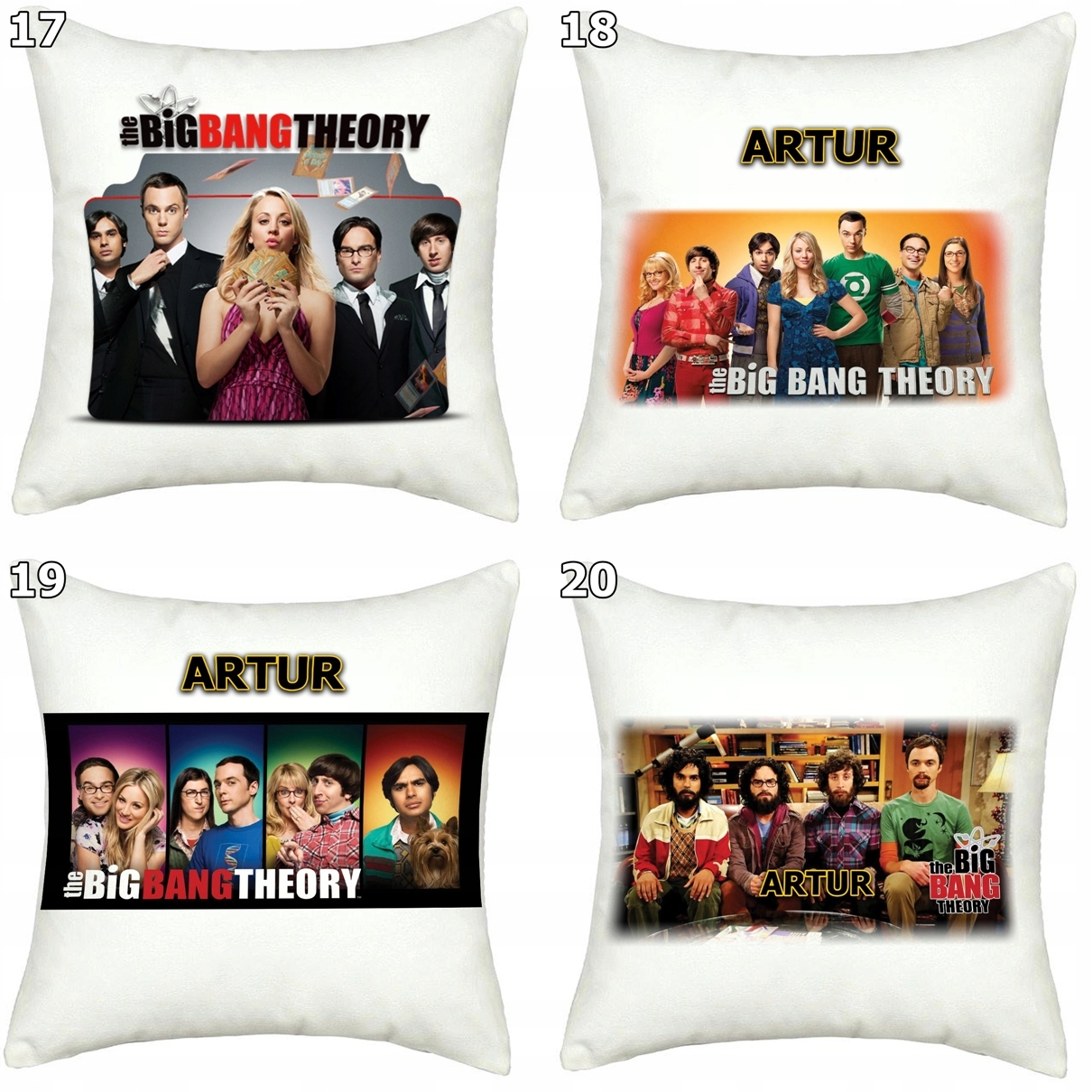 PODUSZKA TEORIA WIELKIEGO PODRYWU + IMIĘ Typ poduszka