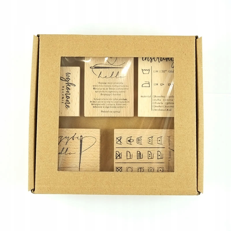 Kreativní razítka pro ruční práce Na visačky Šití