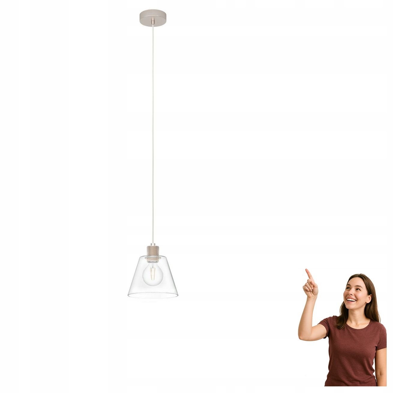 Závesná lampa Copley 43631 Eglo