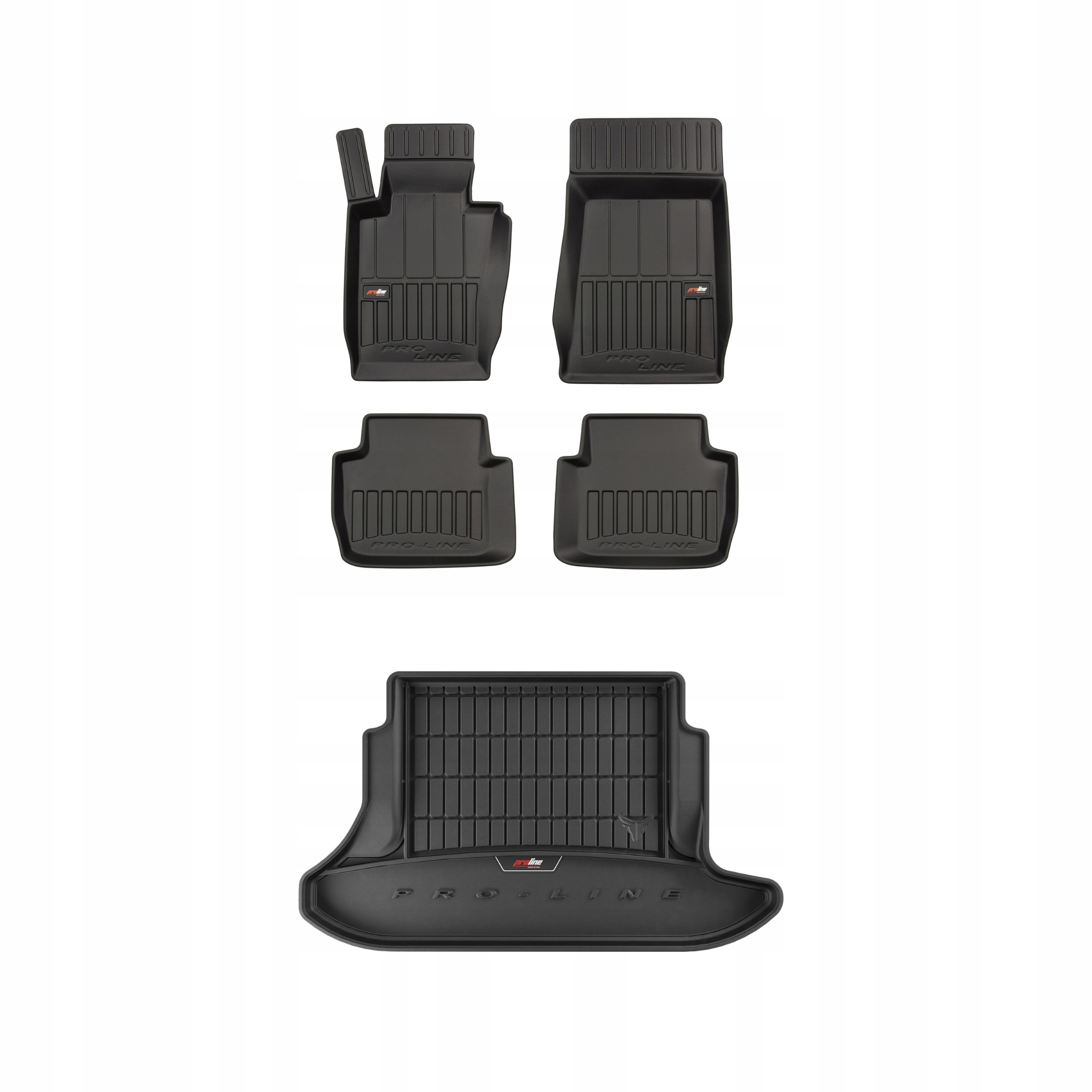 Frogum 3D Sada gumových koberců a rohoží s logem pro Bmw řady 3 E46 1998-2005