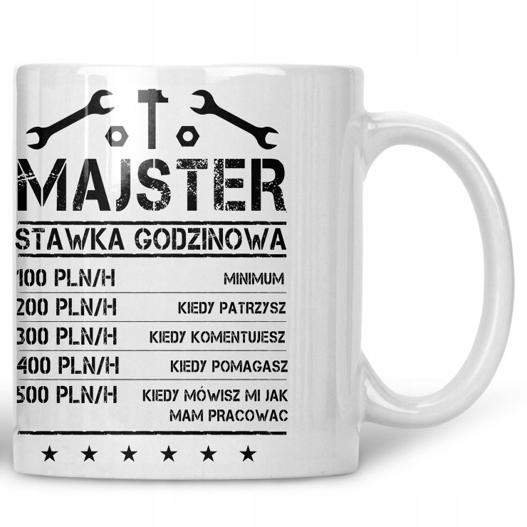 

Kubek Majster stawka godzinowa
