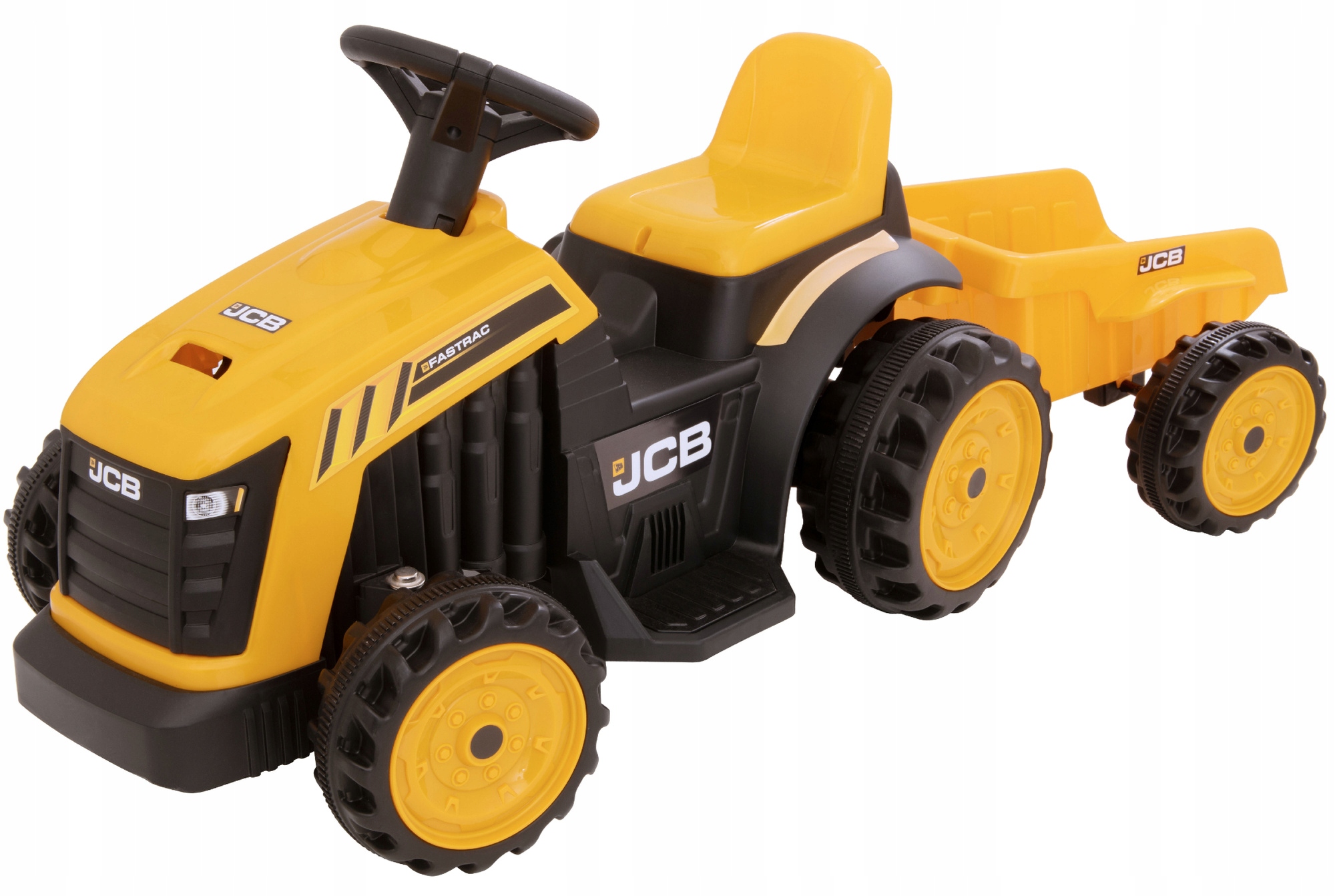 Evo Jeździk Elektryczny Z Akumulatorem Traktor Przyczepka 2+