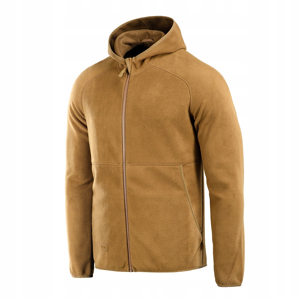 M-Tac Bluza Polar Męska z Kapturem Lite Microfleece Hoodie Coyote Brown XL
