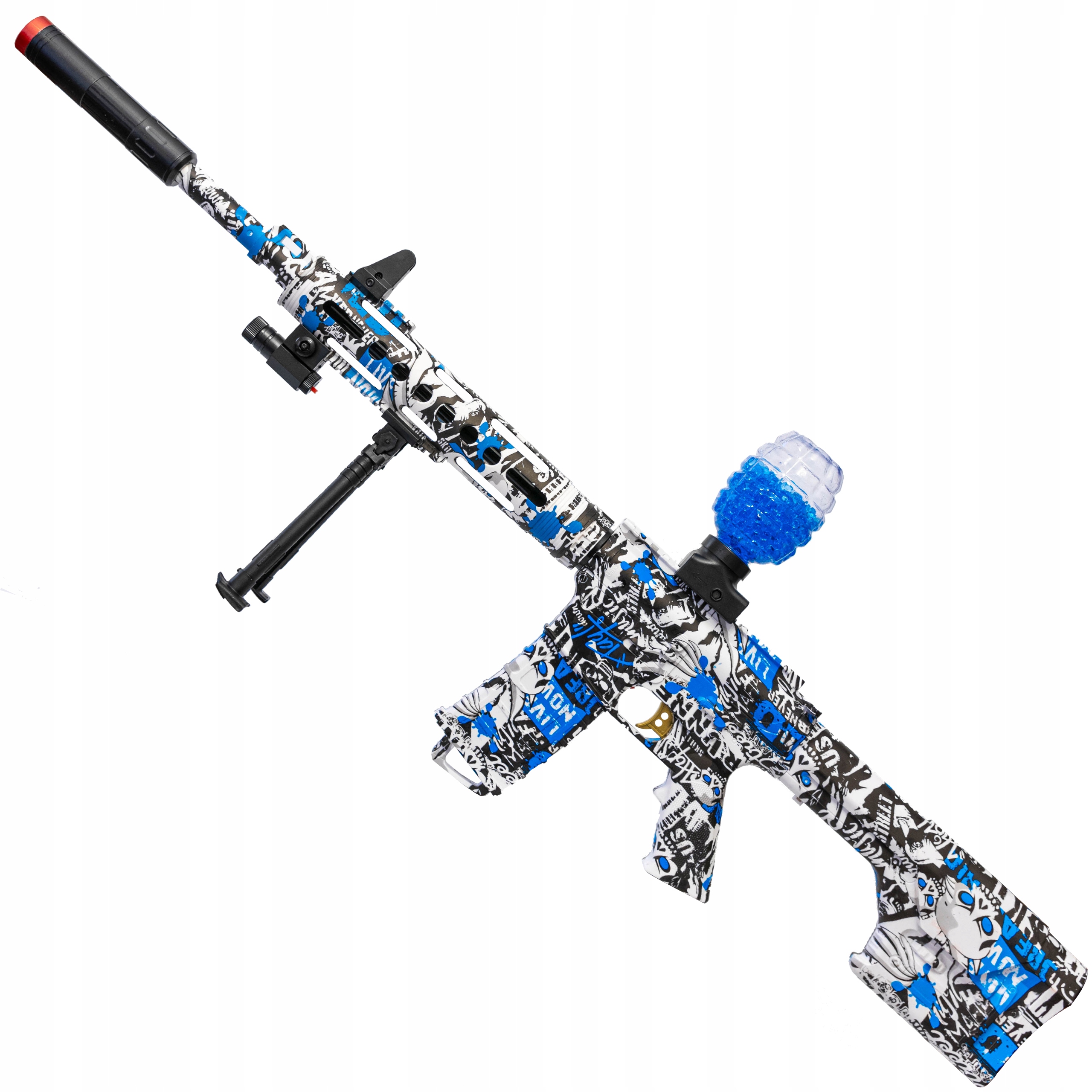 KARABIN SZTURMOWY PISTOLET NA KULKI ŻELOWE DUŻY 93CM Z LASEREM Rodzaj pistolety