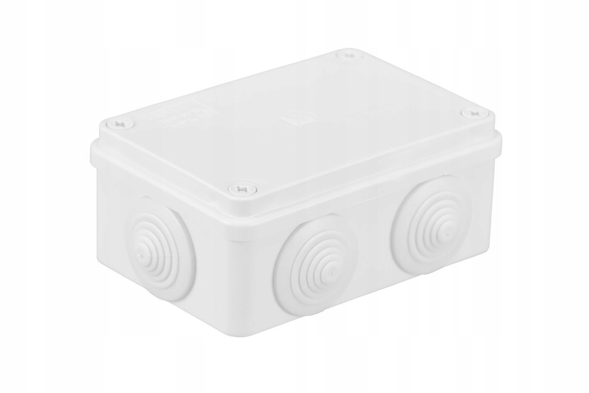 

Puszka n/t 120x80x50 6xDŁ IP55 biała S-box 206B