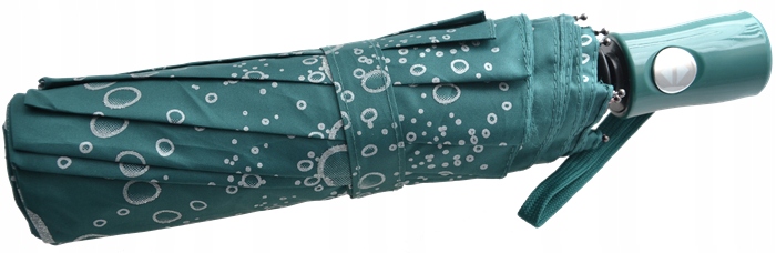 DAMSKA PARASOLKA W SREBRNE KROPLE FULL AUTOMAT PARASOL DAMSKI MĘSKI UNISEKS Marka inna