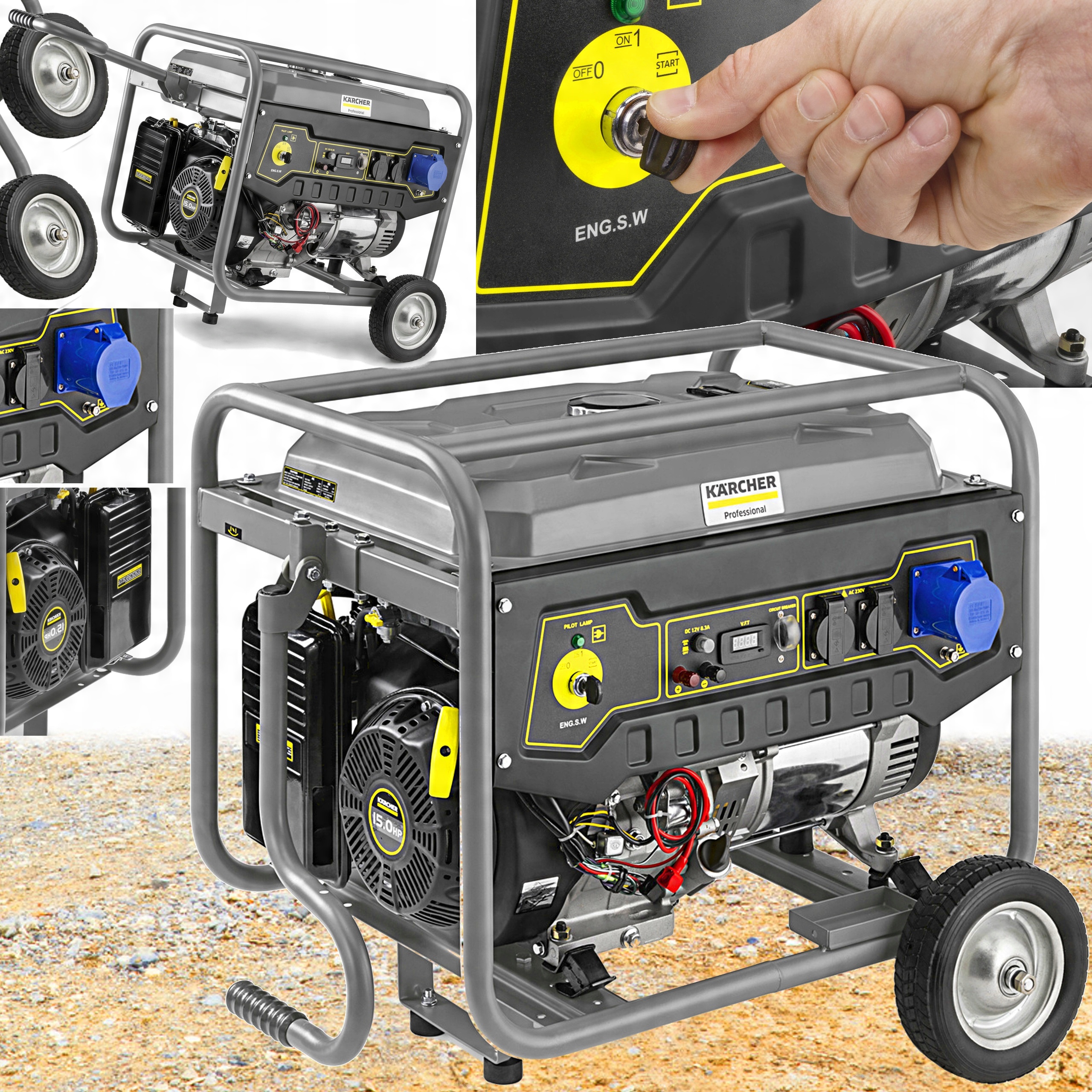 

Agregat Prądotwórczy Karcher Pgg 6/1 5,5 kW Avr