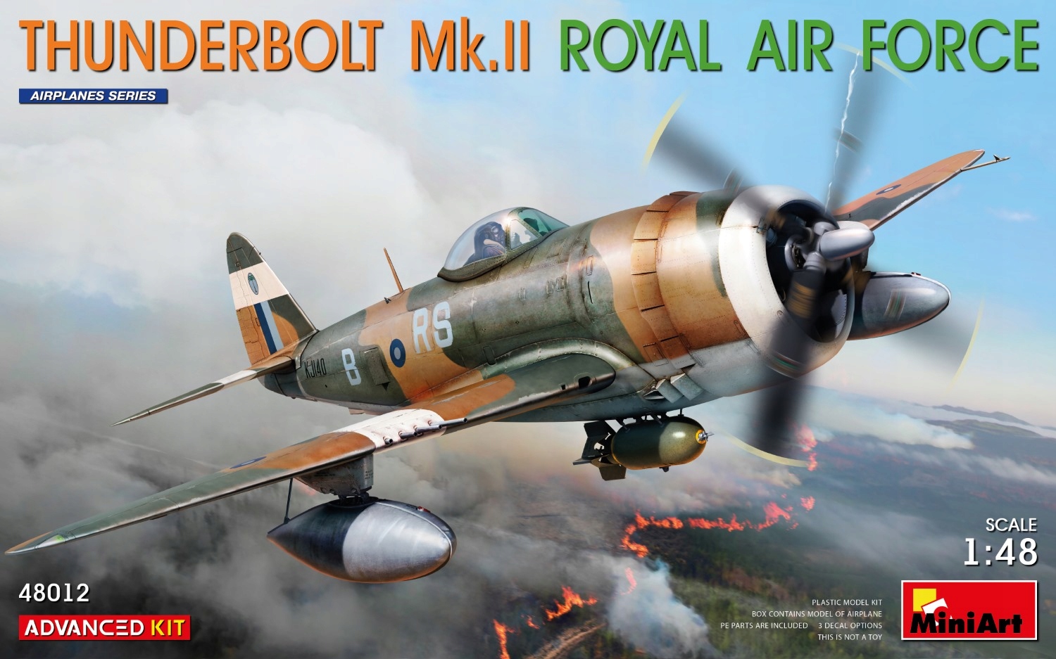Pokročilá sada P-47D Thunderbolt Mk.II Royal Air Force MiniArt 48012 1/48