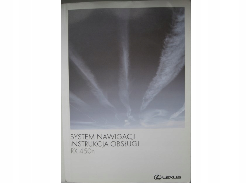 LEXUS RX 450h польский руководство по навигации RX450h