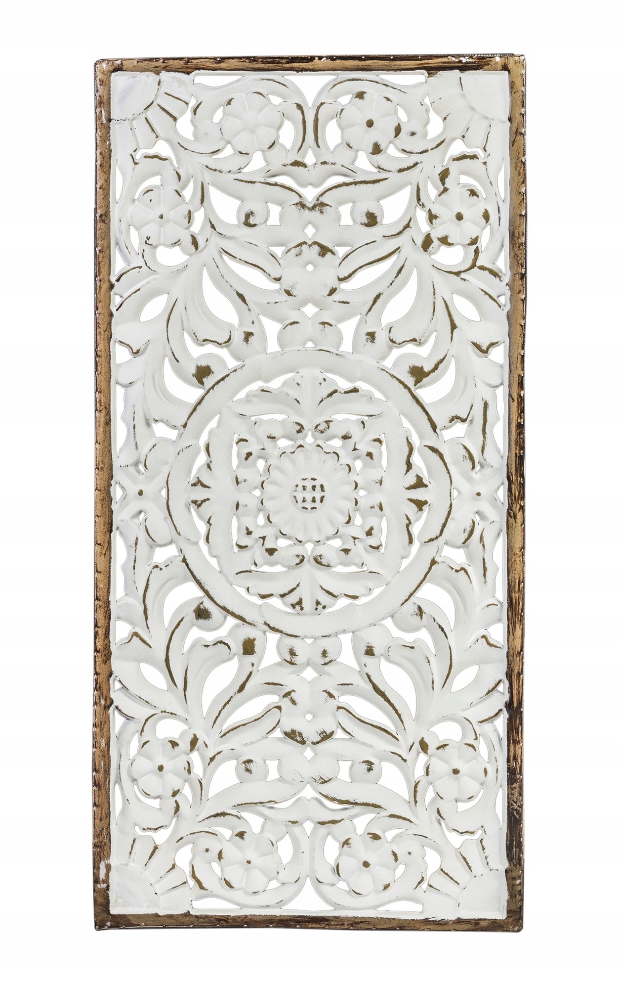 Nástenná dekorácia retro kovový prelamovaný panel