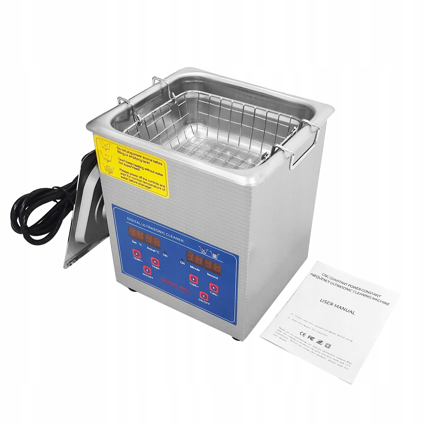 MASZYNA DO CZYSZCZENIA ULTRADŹWIĘKOWEGO 1,3L