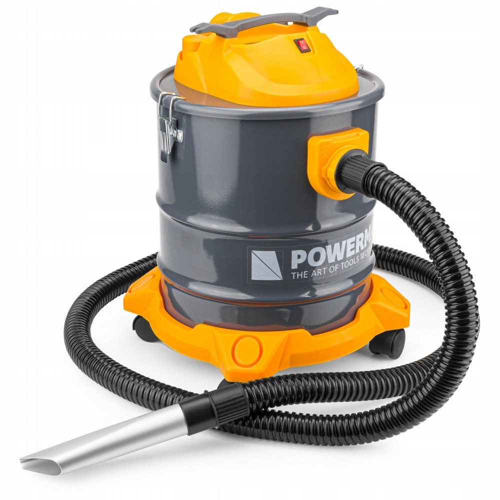 Odkurzacz PRZEMYSŁOWY Do Kominka Popiołu Otrząsacz 2000W 20L Wydatek powietrza 2 l/s