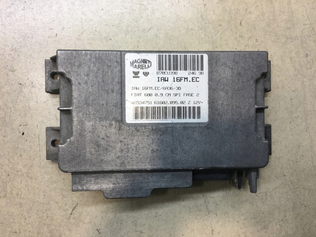 control unit of the engine FIAT SEICENTO 0.9 46534751