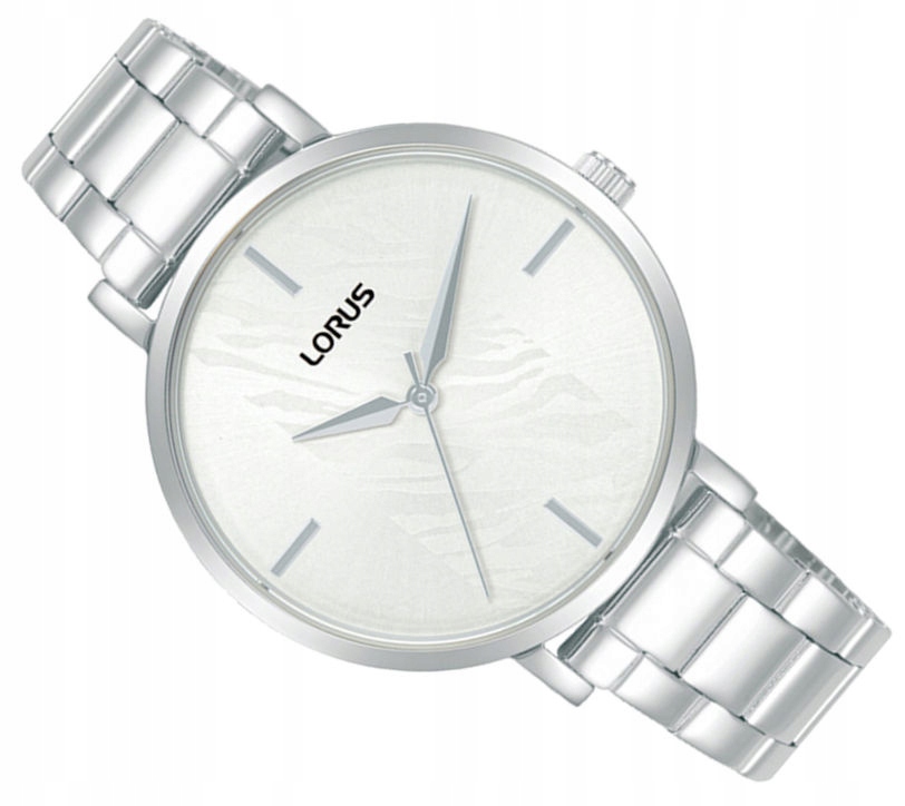 Dámské Klasické Vodotěsné Stříbrné Ocelové Hodinky Lorus RG225WX9