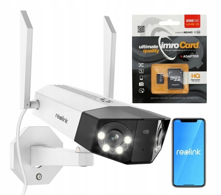 Kamera Reolink WiFi Duo Series W730 8MP trvalé napájení 4K 180° Karta 256GB