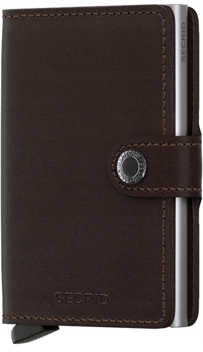 Secrid Miniwallet Original Dark Brown peněženka dárkové balení
