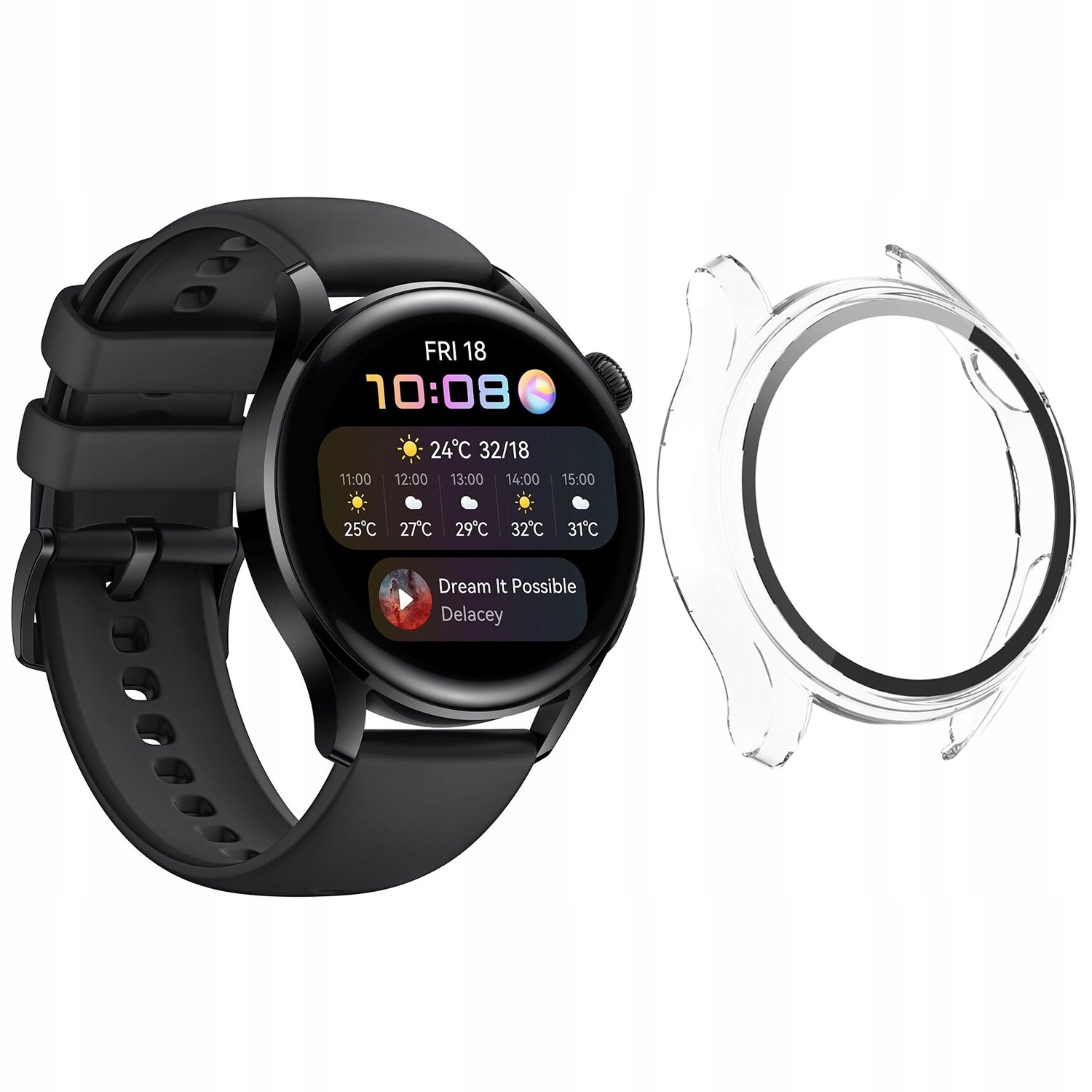 

Obudowa etui +szkło 2w1 do Huawei Watch Gt 2 42mm