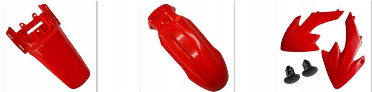 Ufo Sada Plastov Honda Crf 50 '04-'25 Farba Oem (červená/biela)