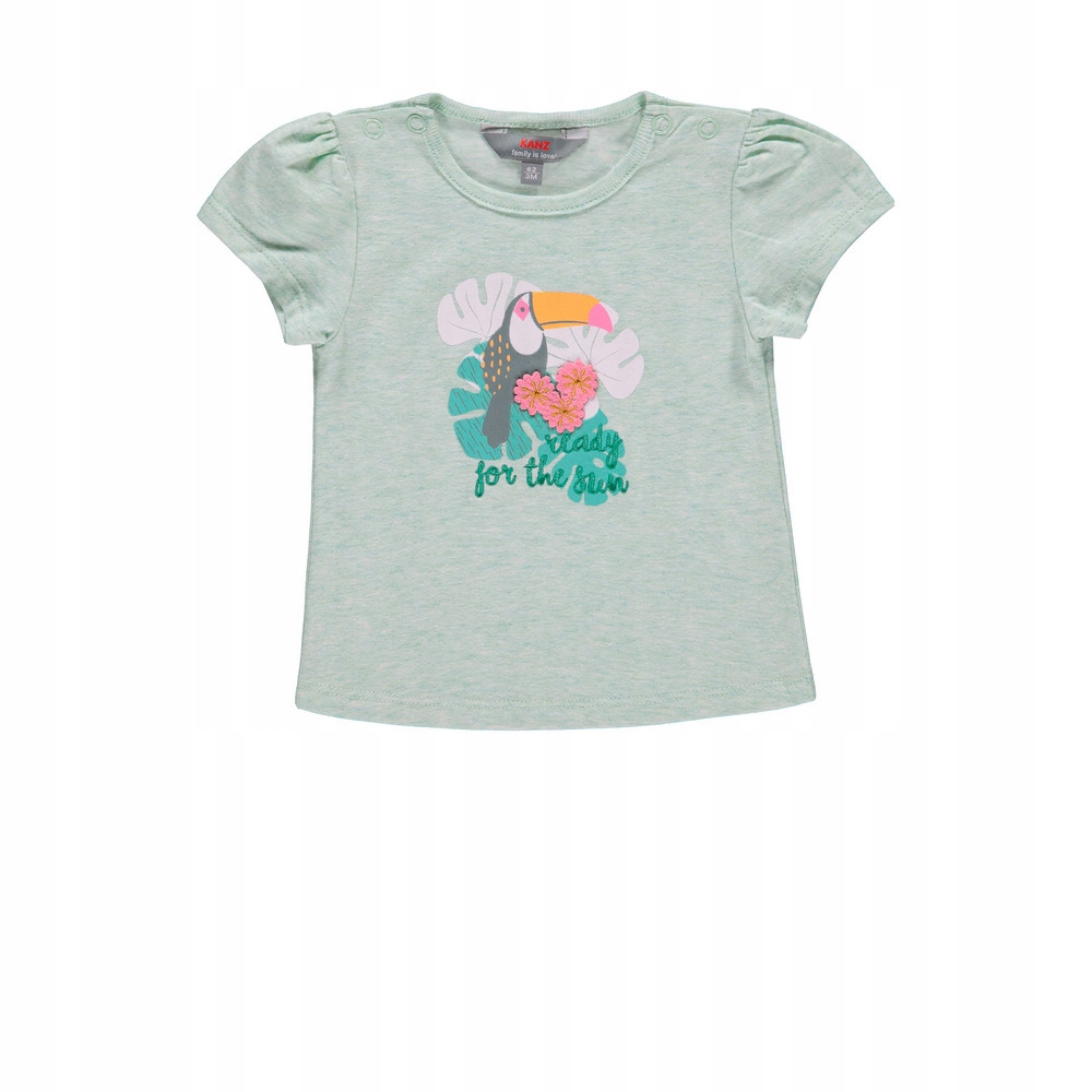 Dziewczęca bluzka z krótkim rękawem Kanz, r. 62