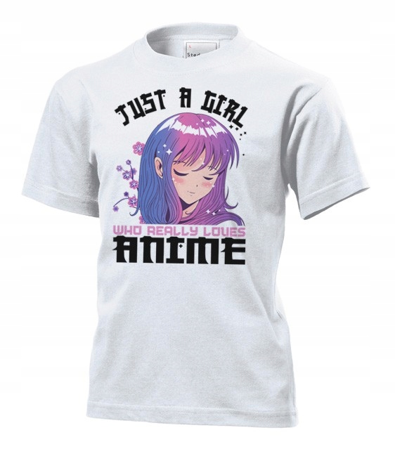 

Koszulka dziecięca Dziewczyna która kocha anime M