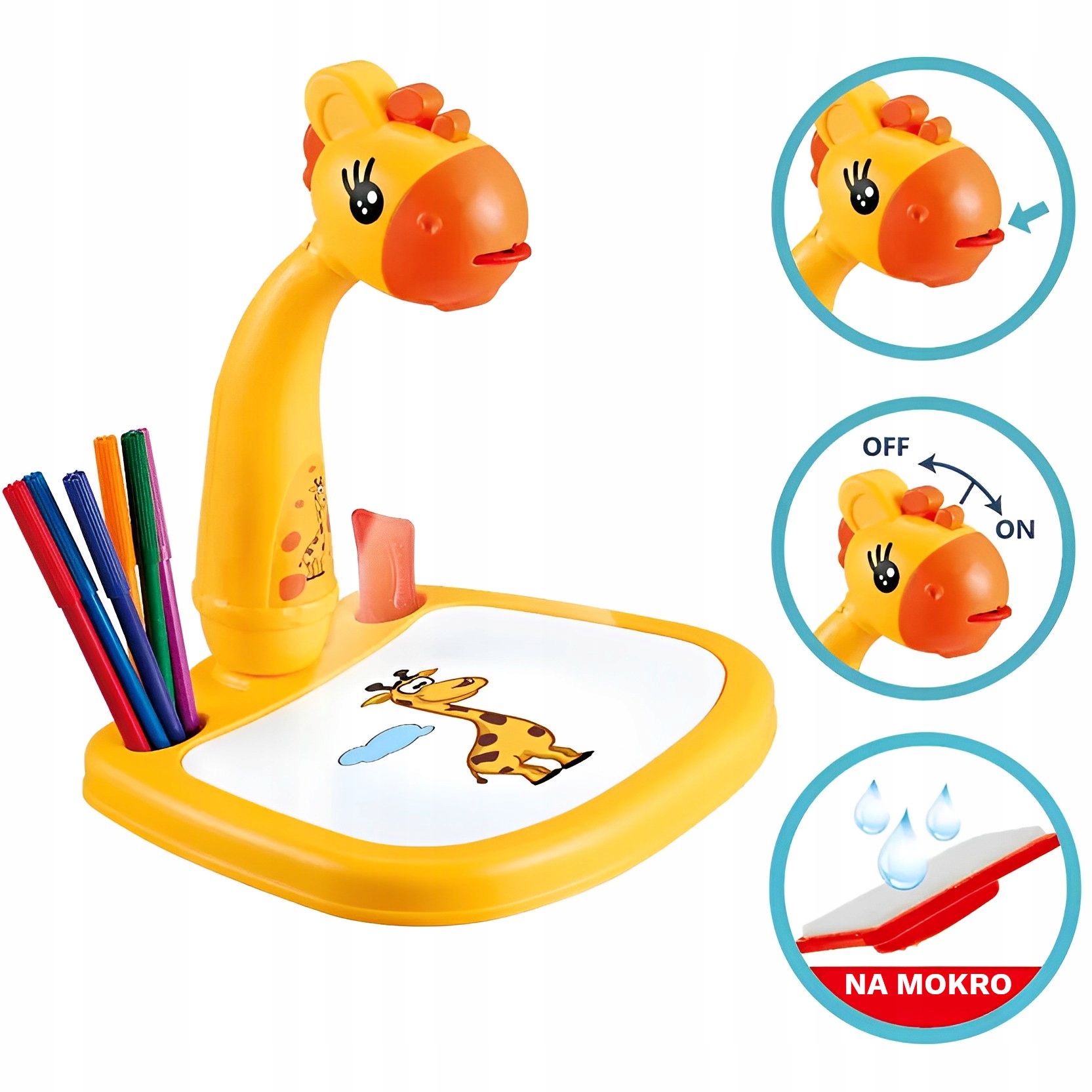 PROJEKTOR RZUTNIK DO NAUKI RYSOWANIA MALOWANIA ŻYRAFA STOLIK PODŚWIETLENIE EAN (GTIN) 5904158134080