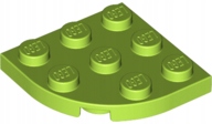 

Lego Płytka narożna 3x3 30357 limonka 5szt