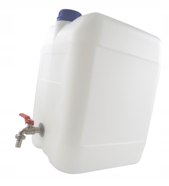 KANISTER POJEMNIK NA WODĘ Z METALOWYM KRANEM 20l Marka Inna