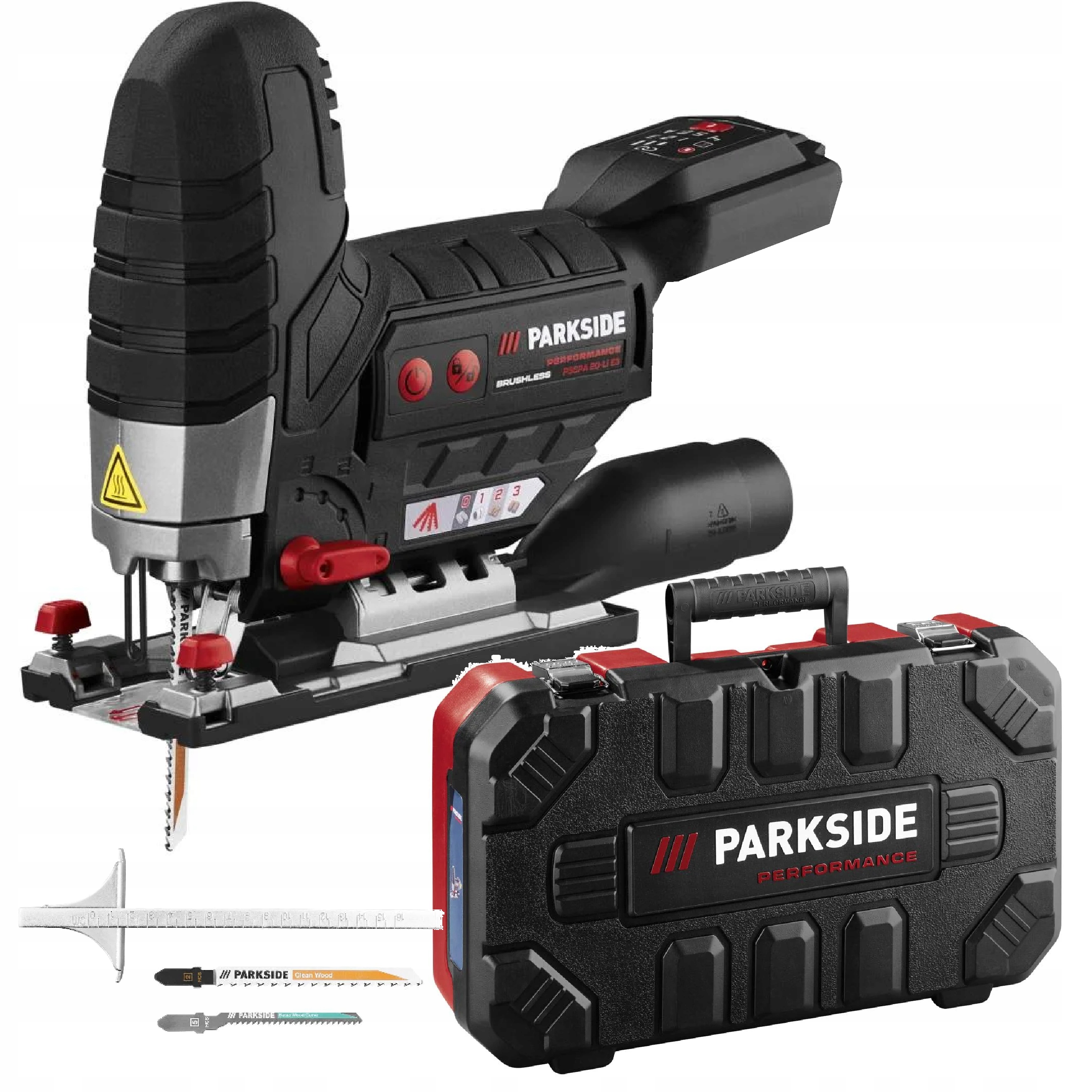 Akumulátorová přímočará pila Parkside Performance Psspa 20V Kufr