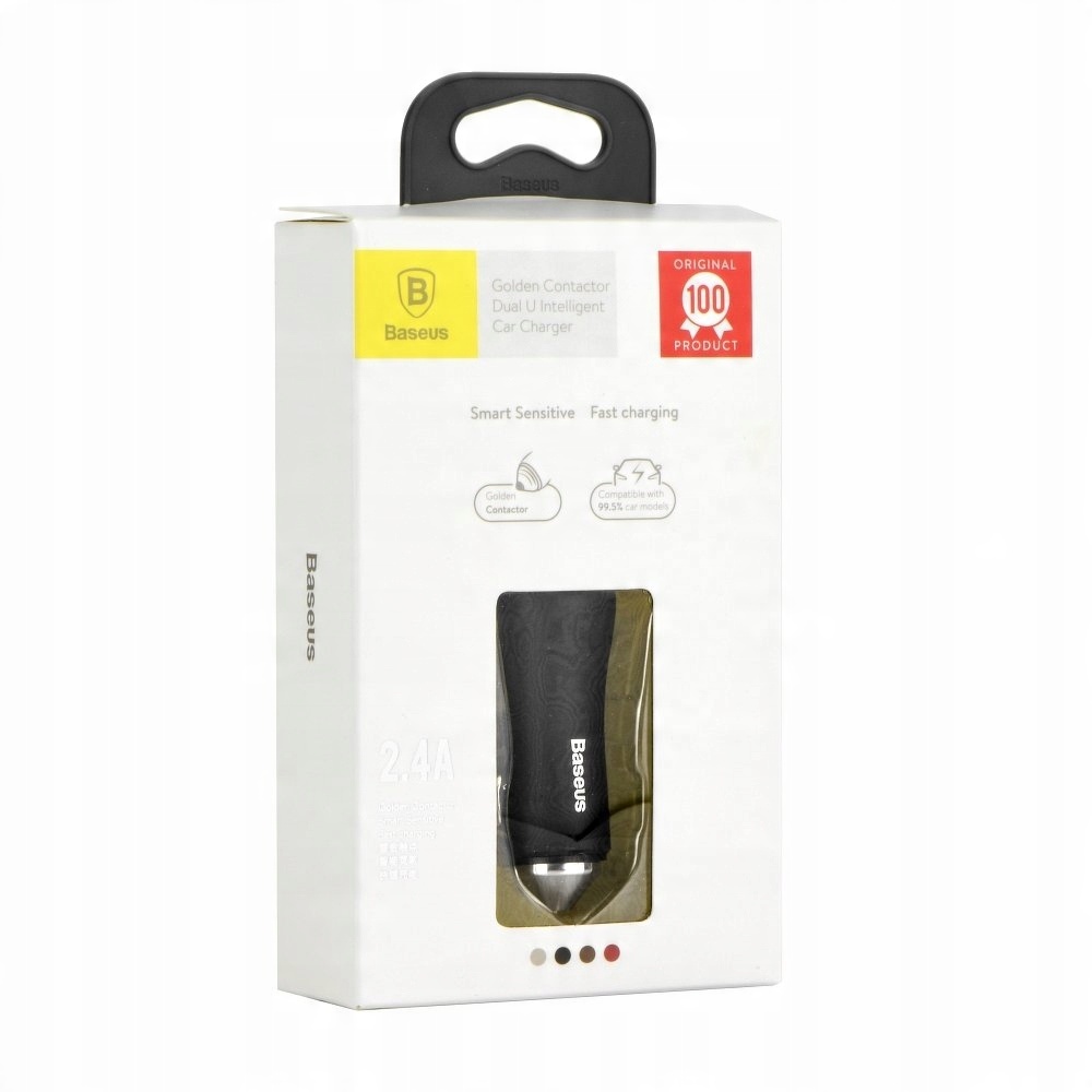 

Baseus ładowarka samochodowa 2xUSB CCALL-DZ01