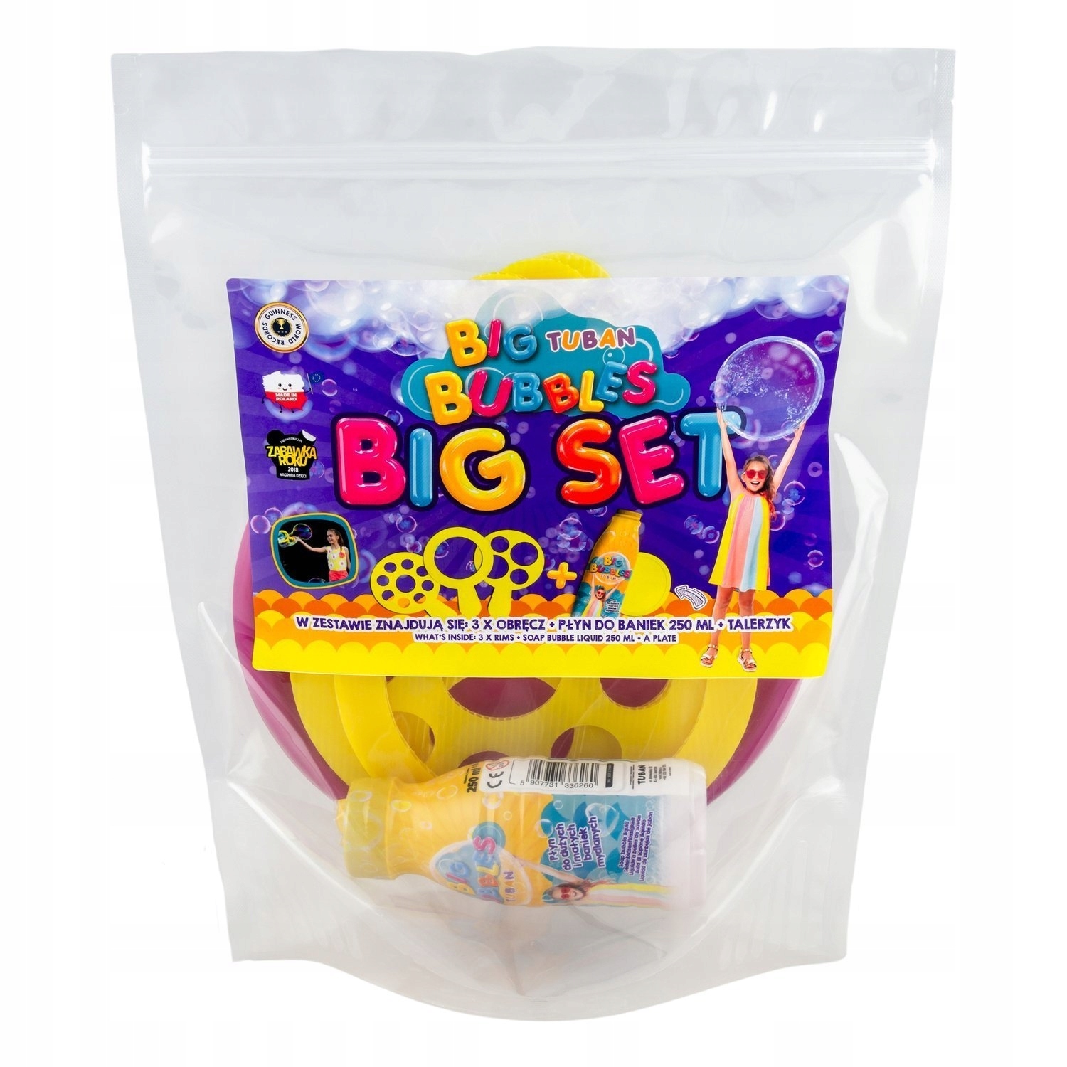 

Zestaw Big Tuban 250 ml talerzyk 3 różne