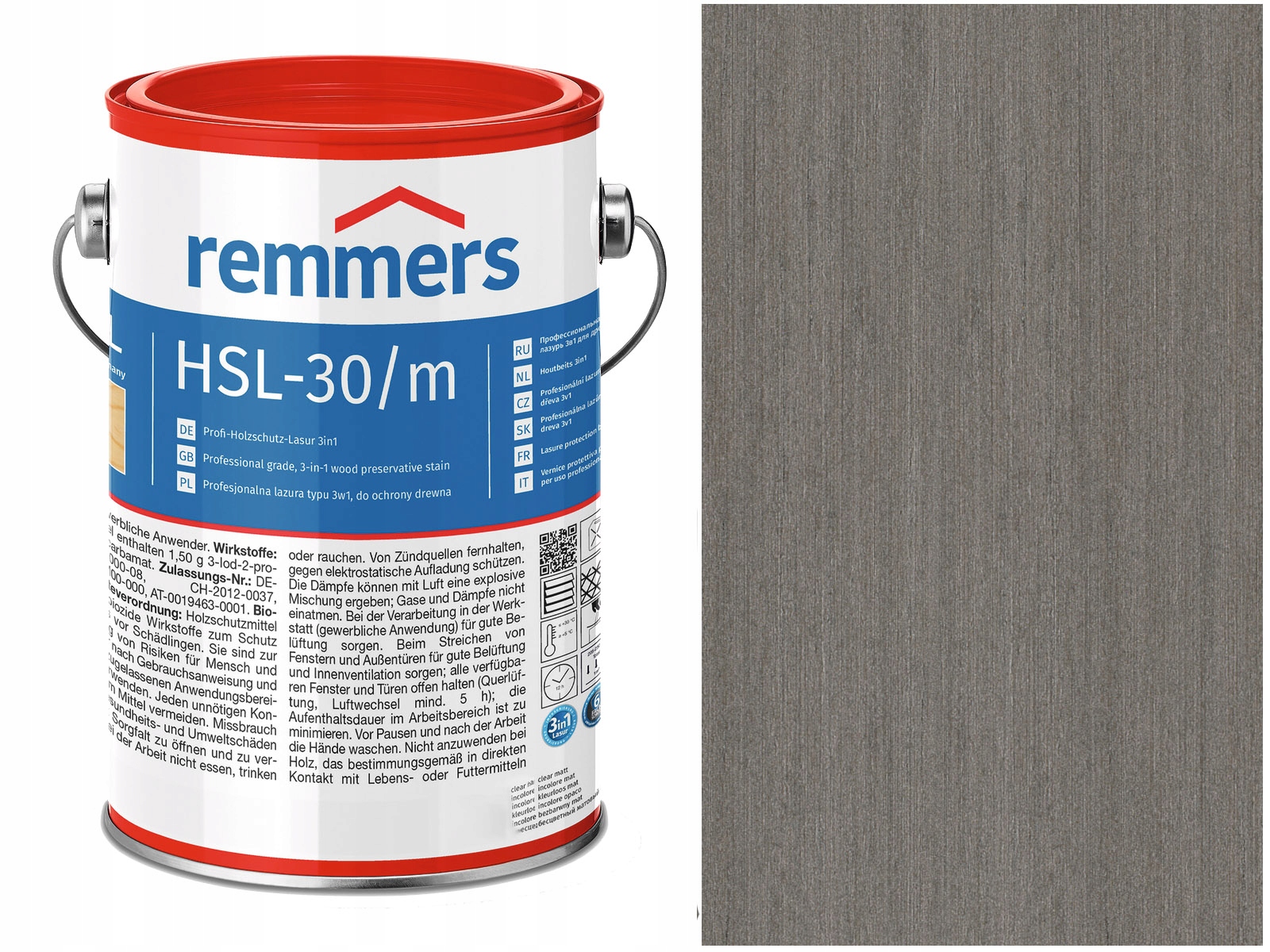 

Remmers HSL-30 Profi HK-Lasur Grafitowy 2,5L