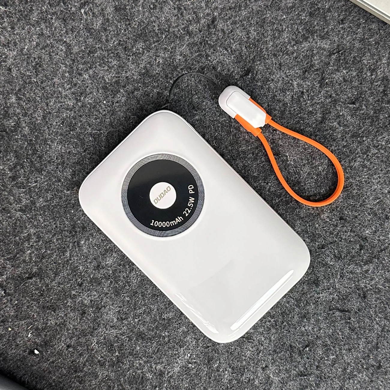 Powerbank Dudao K21 Mini 10000mAh 22.5W Usb-a Usb-c beżowy