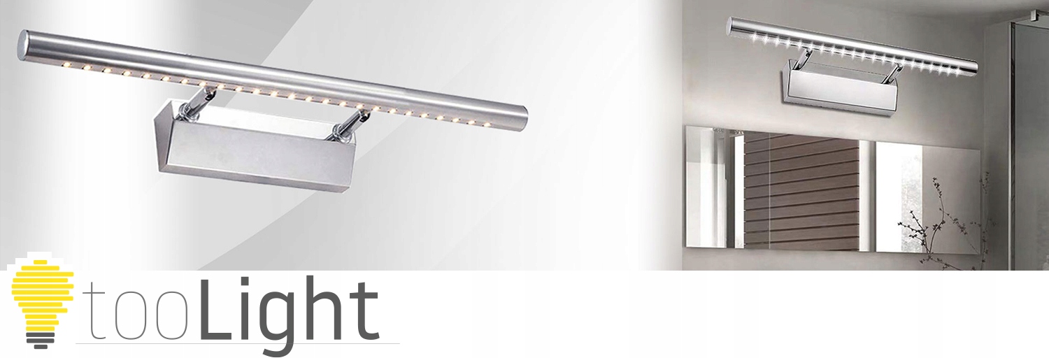 LAMPA KINKIET ŁAZIENKOWY 9W 70CM LED NAD LUSTRO Głębokość produktu 7.5 cm