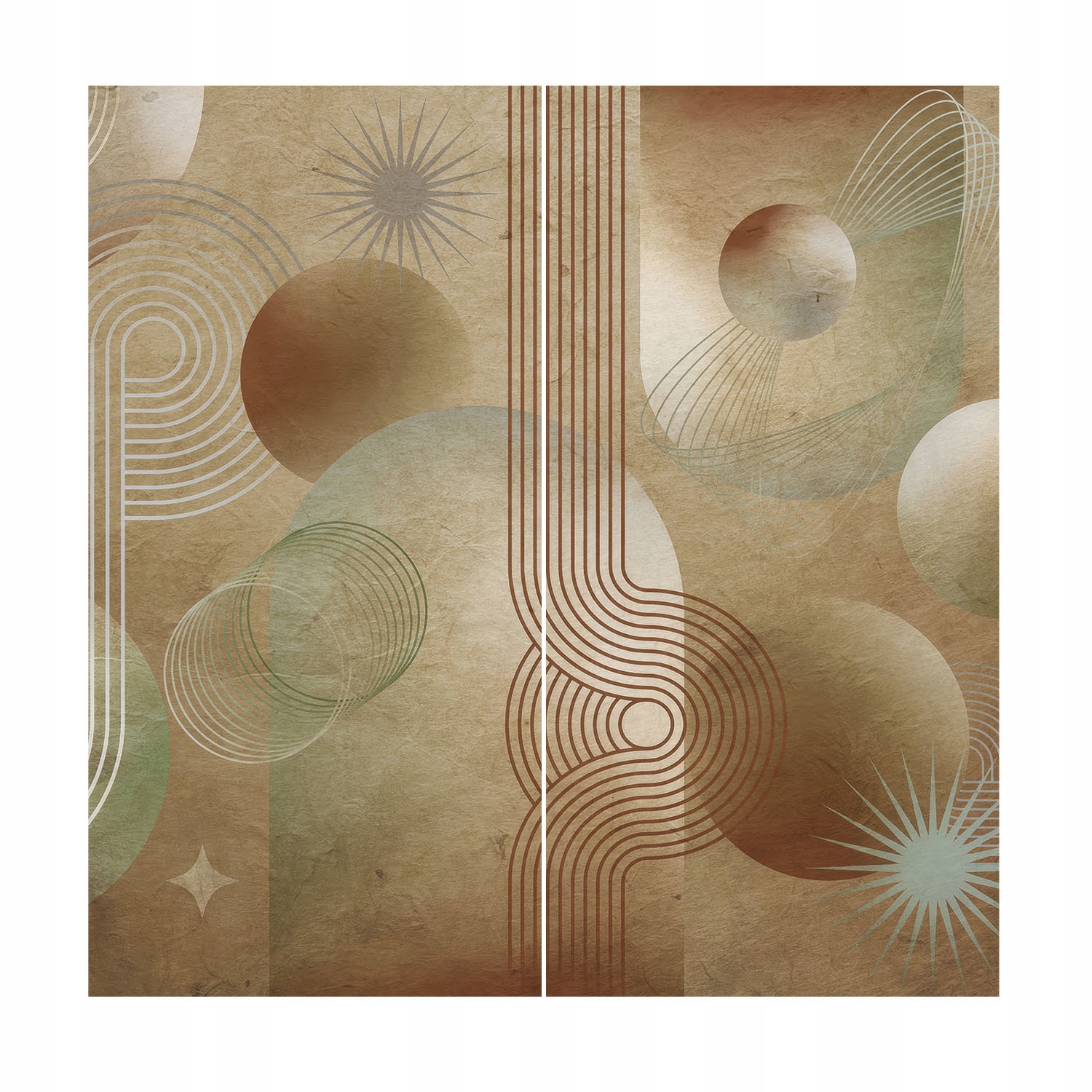 Dekoratívna fototapeta na stenu Jednoduchá montáž Geometrický vzor 250x250 cm