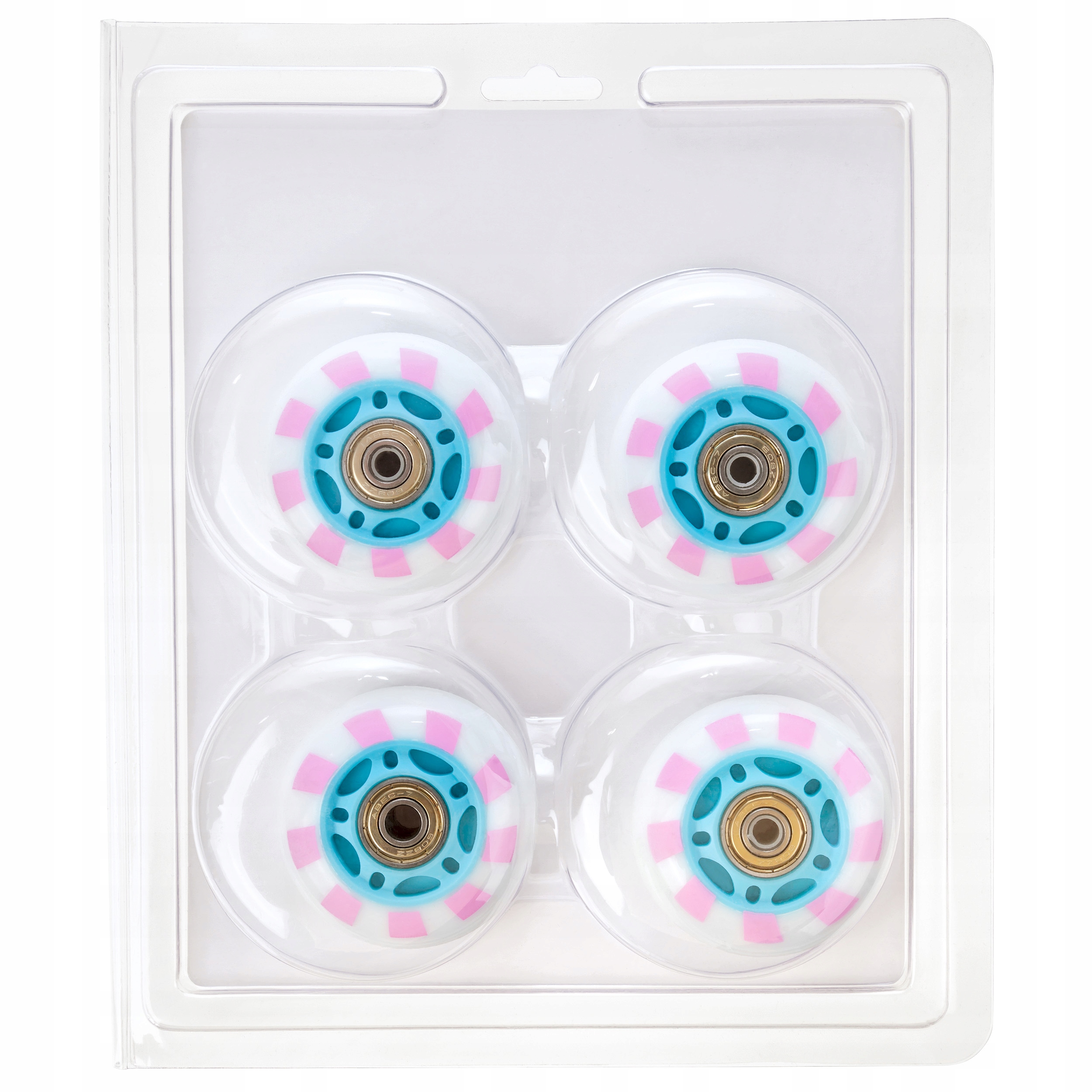 8x Świecące kółka LED do rolek RAVEN Caramell 64mm PU Kod producenta 129678