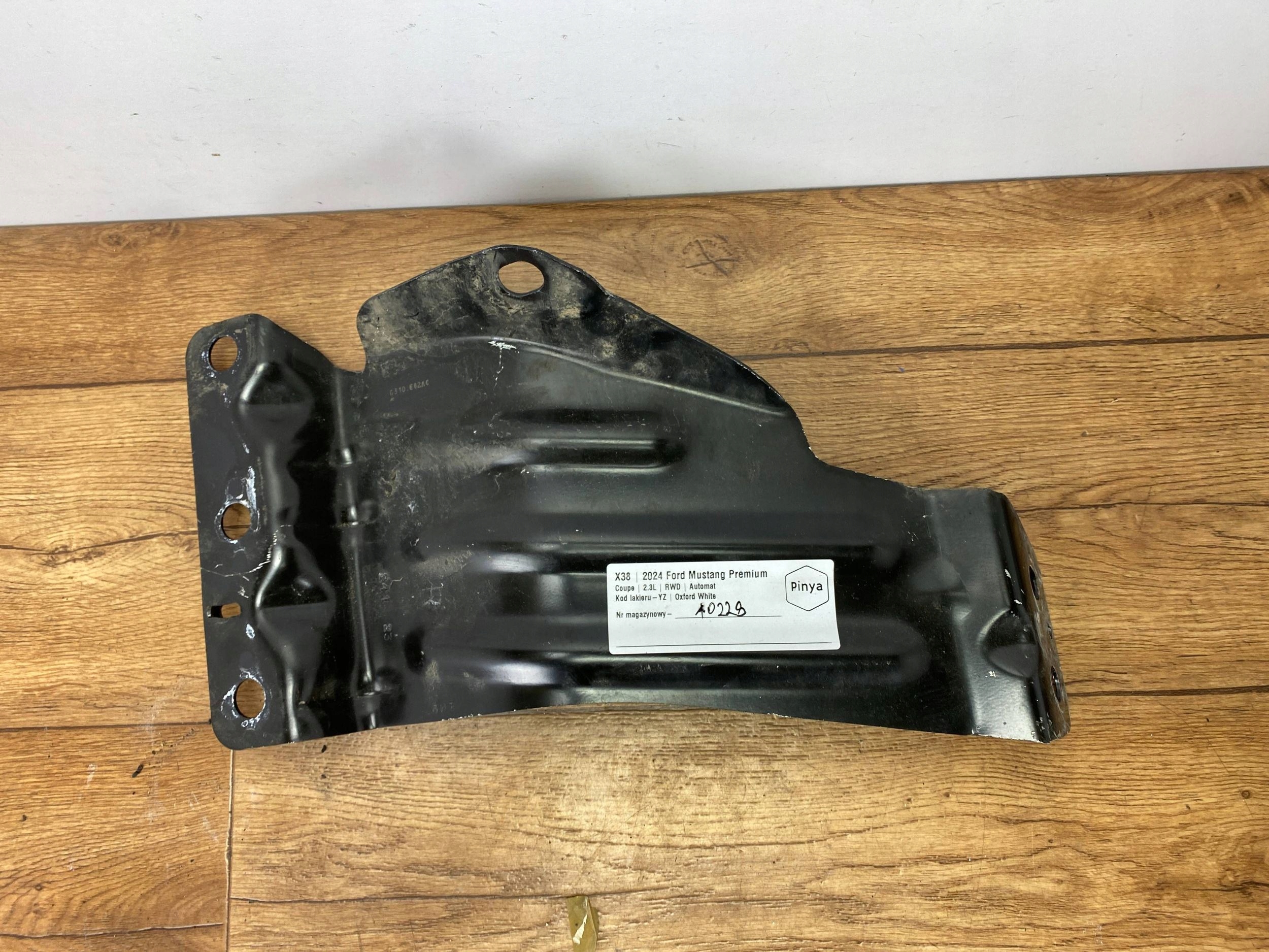 support panel for radiators pillar holder sheet metal Ford Mustang VII S650 MK7 2024+