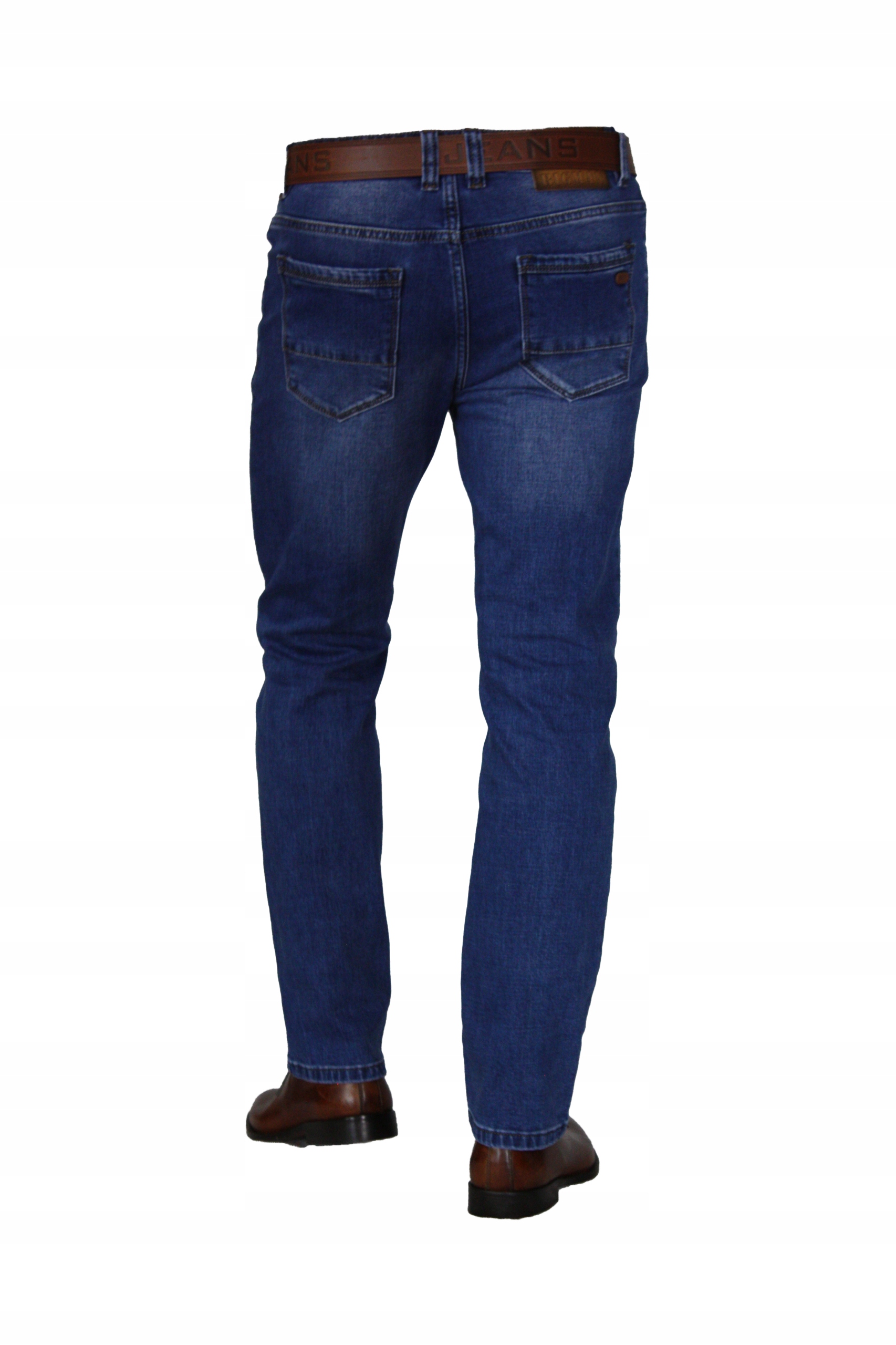 SPODNIE MĘSKIE JEANS REGULAR W36 L30 PAS 94-96 Kolor niebieski