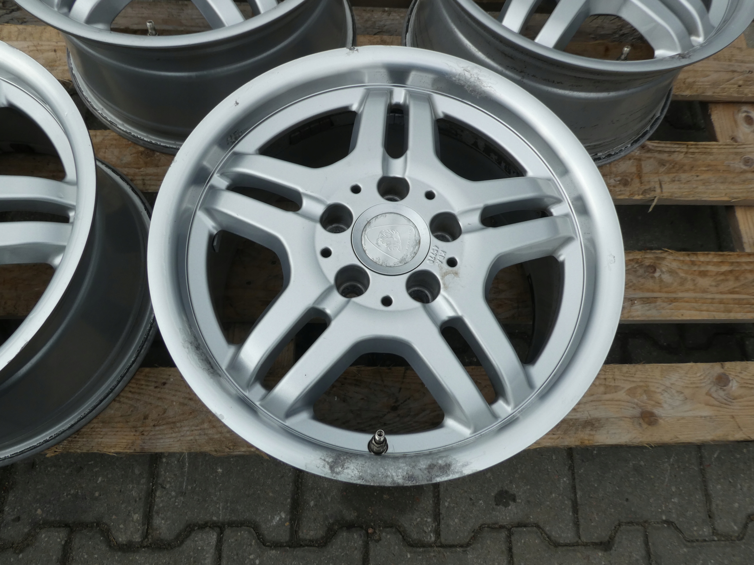 4X discs aluminium disc VW KBA 45779 5X112