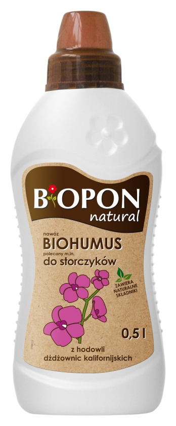 

Nawóz Biohumus Natural do storczyków 0,5 L Bopon