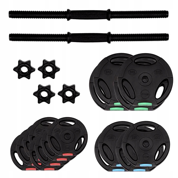 HANTLE 40KG 2X20KG 2 X HANTLA ZESTAW HANTLI