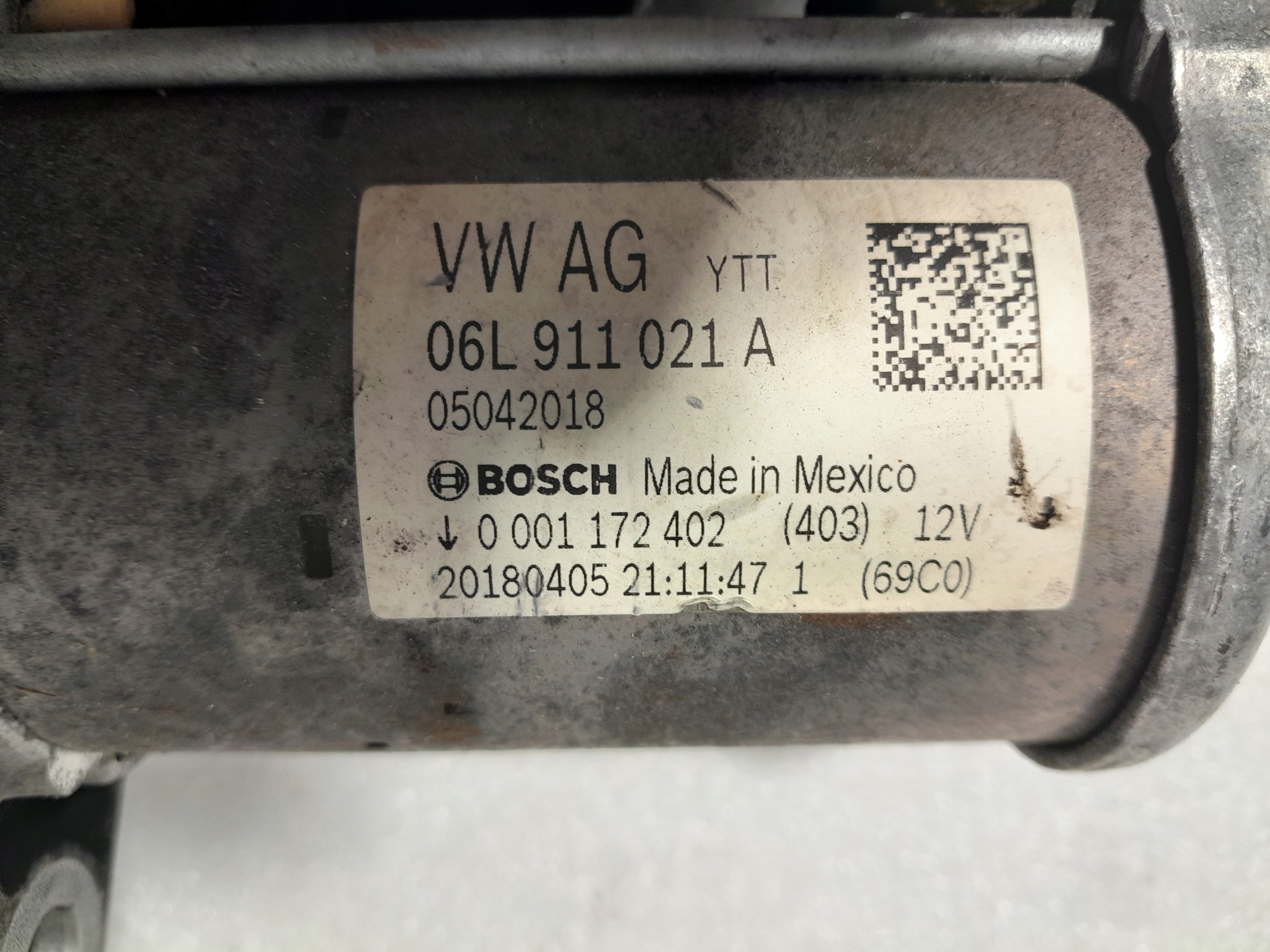 AUDI A4 B9 2.0TFSI starter 06L911021A