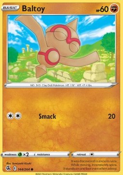 Karta Pokemon Baltoy (fst 144)