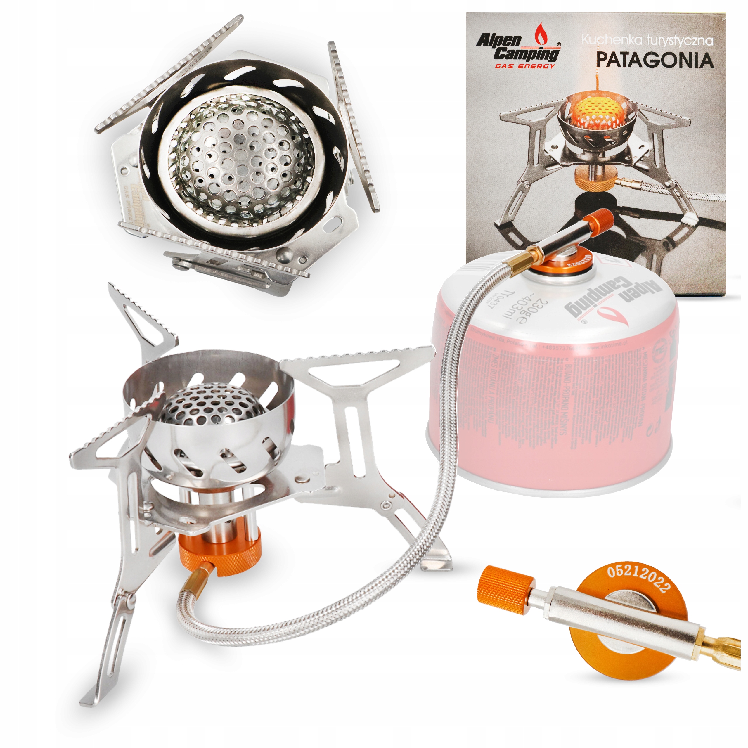 Mała Kuchenka Turystyczna Na Kartusz Patagonia Składana Alpen Camping